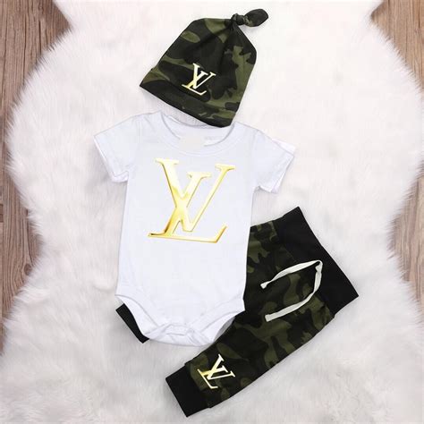 louis vuitton babykleding|louis vuitton baby set.